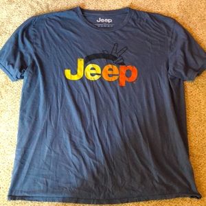 blue XXL Jeep t shirt